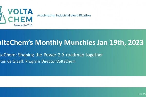 Monthly Munchies: VoltaChem: Shaping the Power-2-X roadmap together