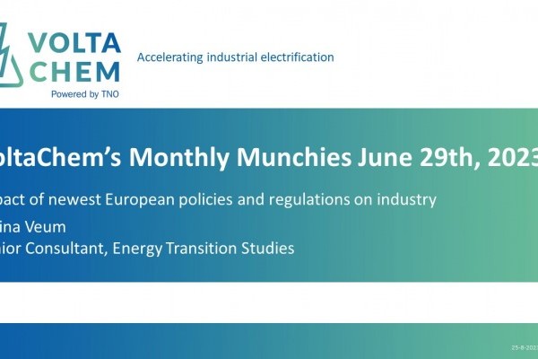 VoltaChem’s Monthly Munchies: Impact of newest European policies and regulations on industry