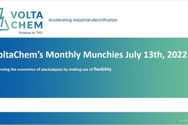 VoltaChem’s Monthly Munchies Community meeting July 13th 2022