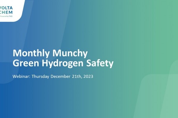 VoltaChem’s Monthly Munchies: Green hydrogen safety