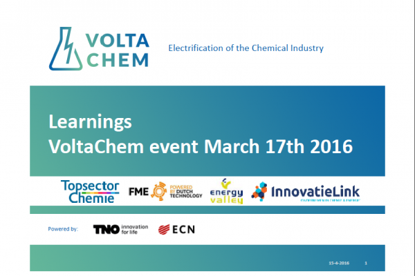 Learnings VoltaChem event 17 March 2016 Powerpoint