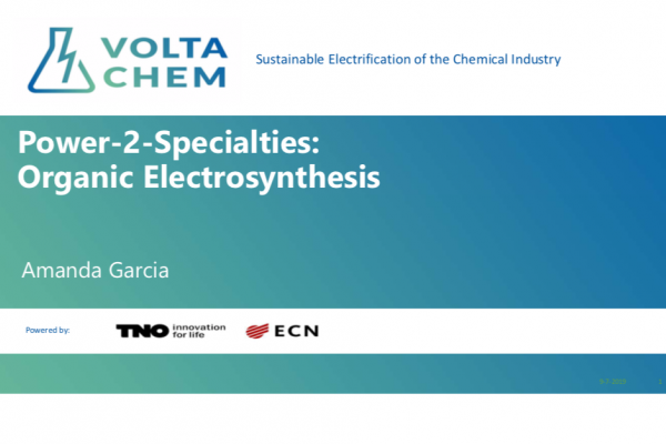 Power-2-Specialties: Organic Electrosynthesis