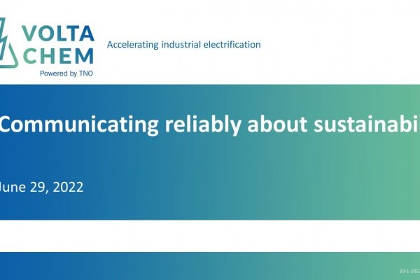 VoltaChem’s Monthly Munchies: Communicating reliably about sustainability
